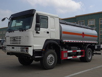 Camion-citerne de transport de carburant HOWO 4x2 Diesel, camion de ravitaillement mobile 150-250HP, vente chaude