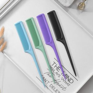 Peigne démêlant en plastique épais personnalisé pour la coiffure en salon, peigne à queue de rat multicolore pour la maison (vente en gros) - Product Image 5