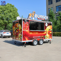 Remorques alimentaires CAMPTRL de 13 pieds entièrement équipées, camion de concession pour café et glaces, camion de restauration de rue avec cuisine complète