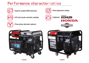 Générateur à essence Senci 10kw 12kw 15kw Générateur à essence portable 10kva 15kva Alternateur triphasé avec volant - Product Image 3
