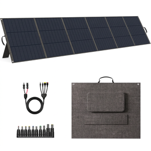 300W/600W <b>Portable</b> Foldable <b>Solar</b> <b>Panel</b> 25% High Efficiency <b>Solar</b> Charger with Kickstands Compatible with Power Station Camping - Product Image 1