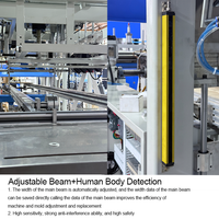 Mesin Vacuum Forming Otomatis PLA Biodegradable Ramah Lingkungan PP/PS/PVC Bermerek Terkenal dengan Motor Berkualitas untuk Kotak Makanan Cepat Saji Take Away