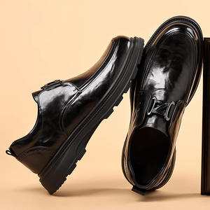 Zapatos Formales de Negocios para Hombre, de Alta Calidad, Modernos, de Malla, Retro, Transpirables, Ligeros, Impermeables, con Suela Plana, para Bodas - Product Image 2