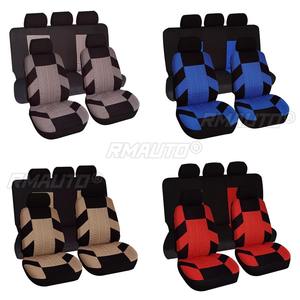 Juego de fundas para asientos de coche, protector universal para asientos delanteros y traseros con funda separada para reposacabezas, para camioneta, 2/4/9 piezas - Product Image 3
