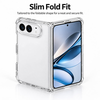 Coque de téléphone C0523 en acrylique transparente de 1,5 mm avec protection intégrale de l'appareil photo et boutons électroplaqués pour iPhone Duo