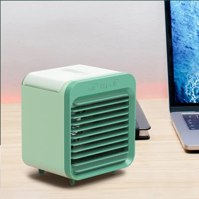 2023 Portable Tabletop Small Cooling Cooler Fan With Water Mini Air Conditioner