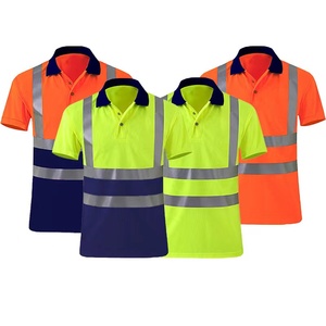 Polo <span class=keywords><strong>de</strong></span> sécurité à manches personnalisé en gros haute visibilité uniforme <span class=keywords><strong>de</strong></span> travailleur Fluorescence réfléchissant vêtements <span class=keywords><strong>de</strong></span> travail <span class=keywords><strong>de</strong></span> sécurité - Product Image 4