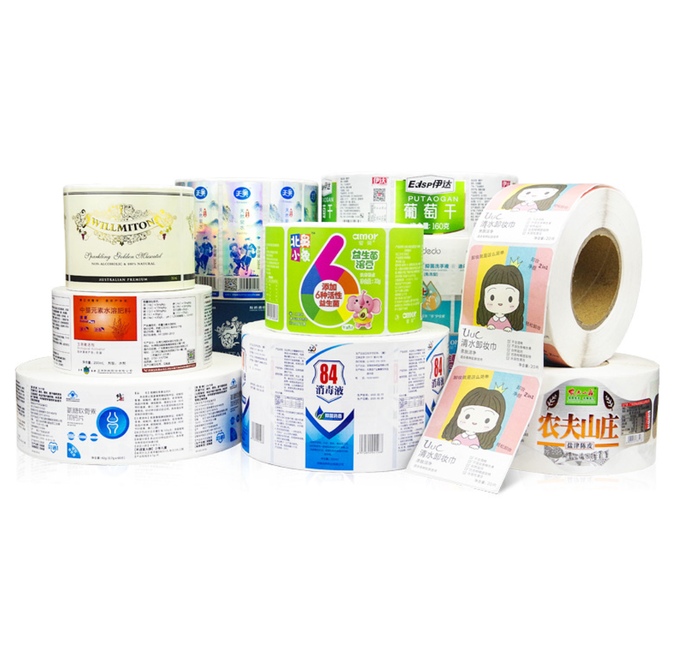 Изготовленный на заказ водонепроницаемый вырезанный логотип клейкая виниловая ПВХ наклейка