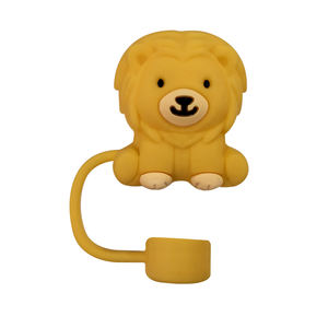 จุกปิดหลอดซิลิโคนรูปสัตว์น่ารัก ขายดี รุ่นกันฝุ่น รูปทรงสัตว์ สำหรับใช้ในบาร์ ทำจากซิลิโคน - Product Image 4