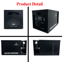 Machine à flammes DMX 380W, hauteur 8-10m, oscillation à 180 degrés, pour effets de scène, mariages, fêtes et événements