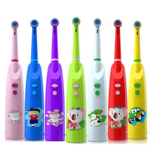 Cepillo de <span class=keywords><strong>dientes</strong></span> eléctrico sónico para niños, cepillo de <span class=keywords><strong>dientes</strong></span> giratorio, tipo de batería IPX5, resistente al <span class=keywords><strong>agua</strong></span>, blanqueamiento dental de dibujos animados, cerdas suaves para niños - Product Image 1