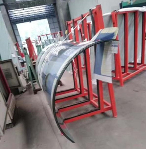 Verre feuilleté trempé courbé haute résistance à structure creuse pour balustrade de <span class=keywords><strong>piscine</strong></span>, mur <span class=keywords><strong>rideau</strong></span> et décoration Low-E - Product Image 3