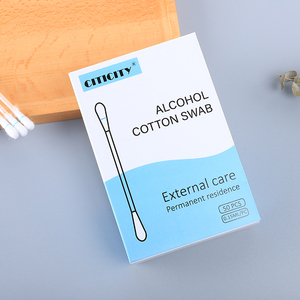 Hot Sell Medical Health Alkohol Flüssigkeits gefüllter Wattes täbchen Povidon Jod abstrich Stick zur Verhinderung von Infektionen - Product Image 4