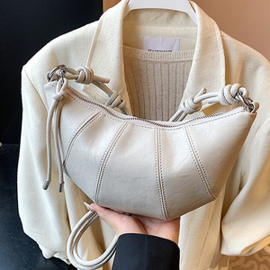 2025 Spring New Niche Design for Women Fashion Single Shoulder Crossbody Croissant Style Underarm Dumpling <b>Bag</b> - Product Image 1