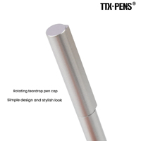 Stylo bille multifonctionnel de luxe rétractable en acier inoxydable, design sportif, 0,5 mm, idéal pour cadeaux promotionnels en gros de haute qualité