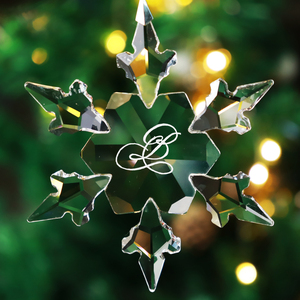 New Design Christmas Gift Personalized Crystal Snowflake <b>Ornament</b> for Holiday Decoration - Product Image 3
