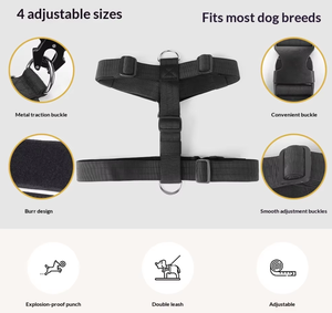 Arnés Táctico para Perros de Servicio, Arnés de Entrenamiento Antitirones para Cachorros, Chaleco para Pitbull, Arnés Canino Táctico para Perros - Product Image 4