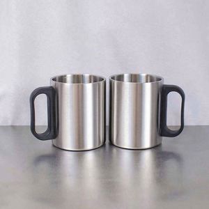 Stainless Steel Travel <b>Mug</b> Double Wall Vacuum Insulated Handle Leak-Proof Eco-Friendly 6-12 Hours <b>Thermal</b> Insulation Minimalist - Product Image 1