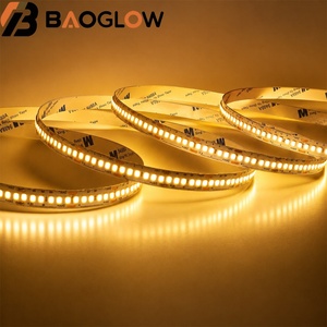 ไฟ LED แบบเทป OEM ODM ความหนาแน่นสูง 240LED/M รุ่น 2835 แรงดัน 24V กำลังไฟ 18W/M แผ่นทองแดง-อลูมิเนียมขนาด 10 มม. ตัดได้ทุกๆ 2.5 ซม. แสงวอร์มไวท์ แสงนีวัลไวท์ แสงขาว สำหรับห้องนั่งเล่น - Product Image 5