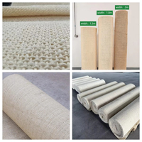 Tissu en sisal tissé 100% fibres naturelles, tissu durable pour les produits pour animaux domestiques, griffoir pour chat