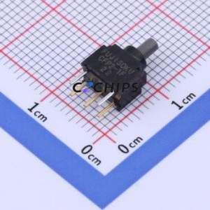 CFP2-1FC-AW Push Button Switch Through hole Component (THT) Switch Single Pole Double Throw Round Plunger Through Hole 28V - Product Image 1