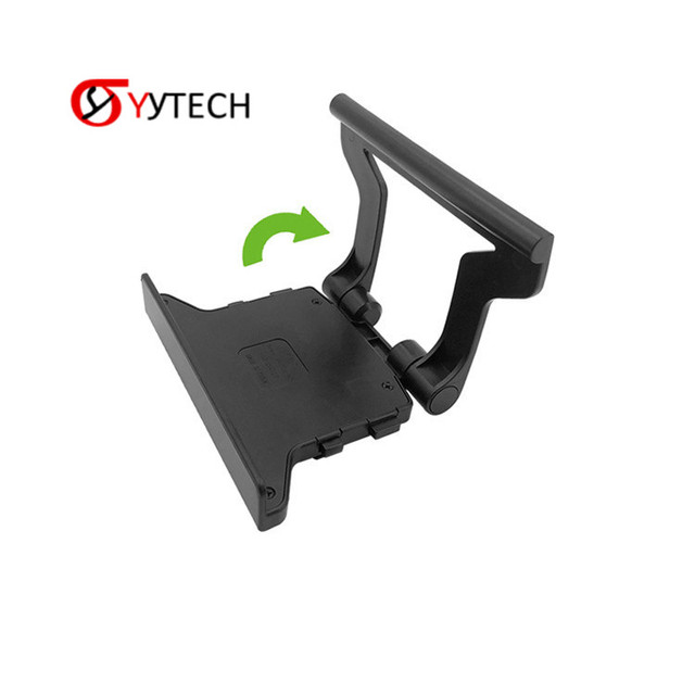 SYYTECH Adjustable Game Mounting TV Clip Stand for Xbox 360 Kinect Sensor Holder Bracket Game Accessories