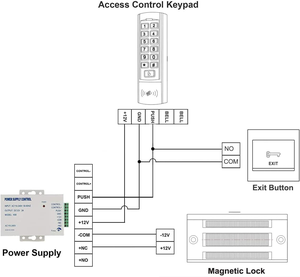 12V điện thông minh khóa cửa với Keyless chức năng Drop Shipping Bolt thiết kế cho thép & cửa gỗ 800kg tổ chức lực lượng CE chứng nhận - Product Image 6