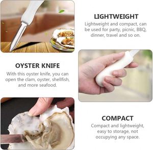 Couteau ouvre-coquillages multifonctionnel avec manche, couteaux à huîtres, gadgets de cuisine, outils pour fruits de mer - Product Image 2