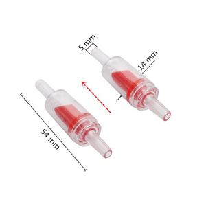 4mm 어항용 일방향 역류 방지 체크 밸브 수족관 어항 산소 펌프 액세서리 - Product Image 2
