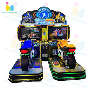 Yüksek kaliteli sikke işletilen 37 inç ekran 2 oyuncu dinamik motosiklet yarış sürüş simülatörü yarış oyun makinesi - Product Image 3