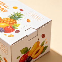 Boîte d'emballage personnalisée haut de gamme pour flocons d'avoine, en papier biodégradable, pour un petit-déjeuner sain, emballage pour céréales d'avoine