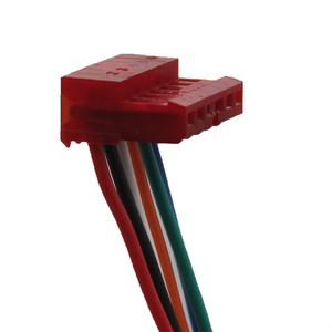 定制型 MTA-100 2.54mm 间距 IDC 连接器 2 针 3 针 6 针 8 针线对板连接线束 红色外壳电缆 - Product Image 4