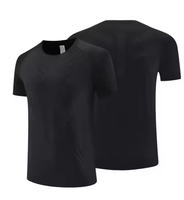 T-shirts de sport pour hommes, respirants, à séchage rapide, anti-transpiration, 95% polyester, 5% élasthanne, impression de logo personnalisée, vêtements de sport