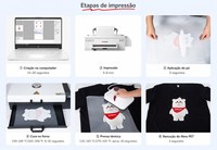 InkSonic Imprimante DTF C13B L1800 13 pouces A3+ 2880x1440 DPI coupe film aspiration air mode vacances