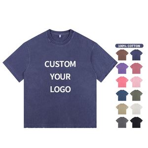Men's Spring Summer Oversized Loose Fit <b>Tshirt</b> 100% Heavyweight Cotton Custom Made Premium Quality Casual Streetwear Woven - Product Image 2