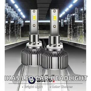 หลอดไฟหน้ารถยนต์ LED 12V สำหรับ H4/H7/H11B/H8/H27 6000K สีคูลไวท์ - Product Image 2