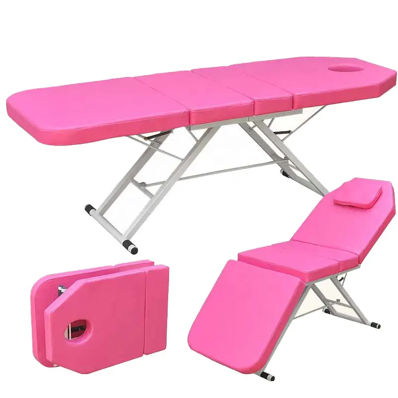 Alta qualidade de massagem Portátil cama dobrável mesa de massagem para o salão de beleza tratamento Ambulatorial Cama spa beleza cama tatuagem