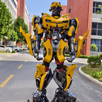 Costume de mascotte de robot ambulant réaliste pour adultes, nouveau modèle de Guangzhou Namchi, avec haut-parleur pour les spectacles sur scène et les fêtes