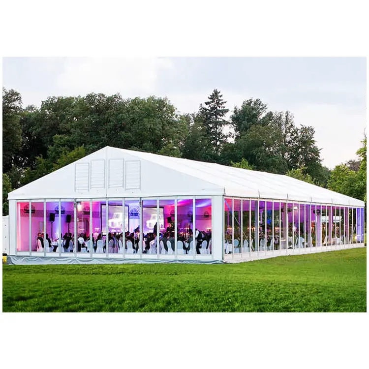 Aluminium Frame Transparant Grote Luxe Feesttent Evenement Tenten Buitentent Bruiloft Evenement Bruiloft Bruiloft Tent