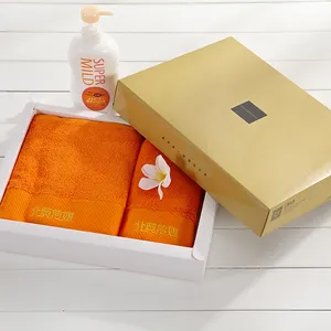 Juego de Toalla de microfibra bordada personalizada, conjunto de toalla de limpieza de baño, cocina y coche con logotipo personalizable, en caja de regalo