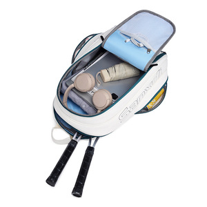 <span class=keywords><strong>Sac</strong></span> <span class=keywords><strong>à</strong></span> <span class=keywords><strong>dos</strong></span> de sport en PU pour tennis, <span class=keywords><strong>badminton</strong></span> et tennis de table, pour hommes/femmes, compartiment séparé pour chaussures, compartiment pour raquettes, grande capacité - Product Image 3