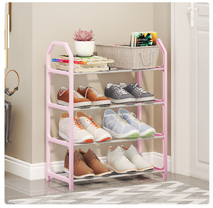 Kinh Tế nhựa giá giày đẹp hình thang nhiều lớp lưu trữ chống bụi tủ trong phòng khách - Product Image 5