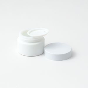 Pot vide en plastique PP à double paroi pot de luxe pour soins de la peau pot à large ouverture logo personnalisé couleur personnalisée - Product Image 3