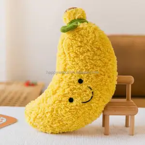 Китайская фабрика креативная фруктовая Подушка плюшевая Банановая фруктовая игрушка для детей взрослых Мягкая фруктовая игрушка