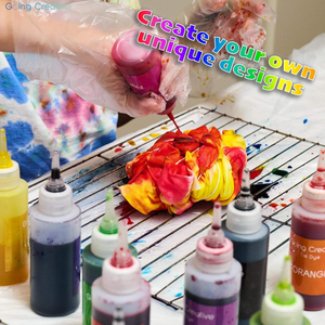 Kit de Tinte <span class=keywords><strong>para</strong></span> <span class=keywords><strong>Ropa</strong></span> <span class=keywords><strong>para</strong></span> Niños, 12 <span class=keywords><strong>Colores</strong></span> en Botellas Prellenadas, Manualidades <span class=keywords><strong>para</strong></span> Niños, Paquete <span class=keywords><strong>para</strong></span> Fiesta de Teñido de <span class=keywords><strong>Ropa</strong></span> con 12 Camisetas <span class=keywords><strong>para</strong></span> Niños - Product Image 5
