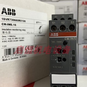 รีเลย์ตรวจสอบฉนวน Abb รุ่น Cm-Iws.1S 24-240V Ac Dc ป้องกันวงจรเดี่ยว - Product Image 1