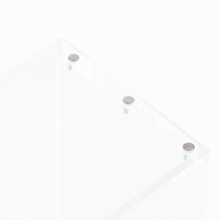 Boîte de présentation pour cartes à collectionner Blooming Waters, acrylique transparent, pour collection, stockage, protection UV, vitrine