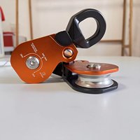 Poulies de sauvetage en aluminium à roue unique 7-13, antichute rétractable, escalade, alpinisme, assistance, travaux en hauteur
