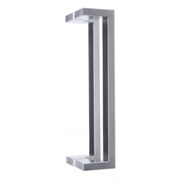 Poignée de tirage carrée double face en acier inoxydable SUS304 pour portes de bureau, idéale pour portes en verre et en bois, installation facile
