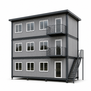 Bâtiment modulaire en conteneurs pour l'école, la clinique et l'entrepôt temporaires - Product Image 2